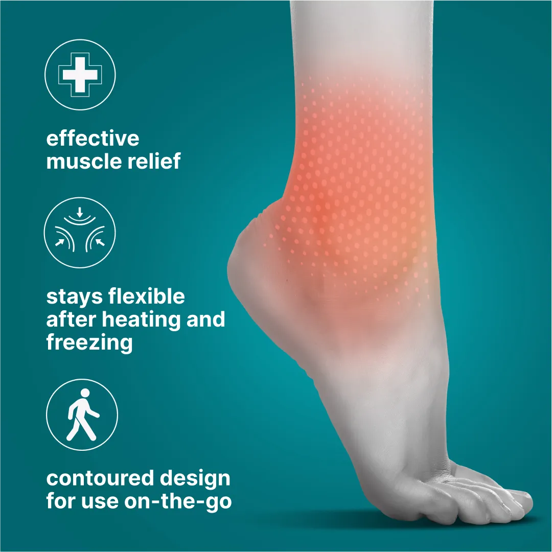 Hot and Cold Relief Gel Ankle Sleeve