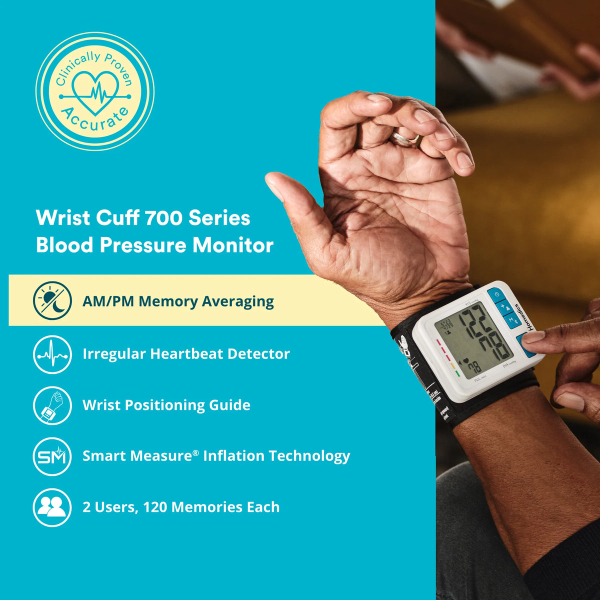 Wrist Cuff 700 Series Blood Pressure Monitor