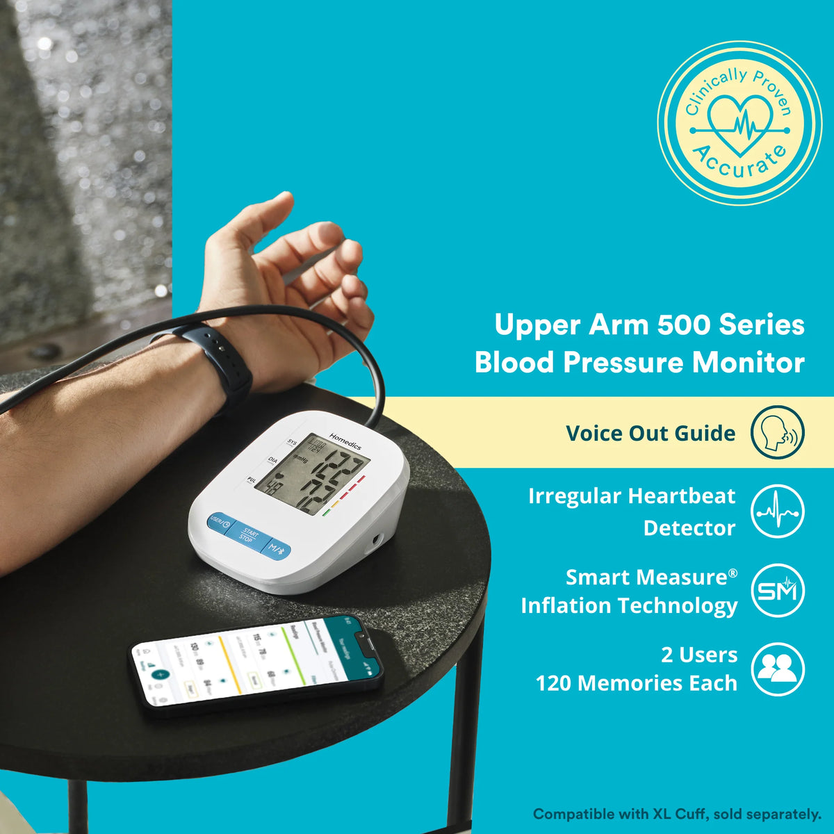 Upper Arm 500 Series Blood Pressure Monitor